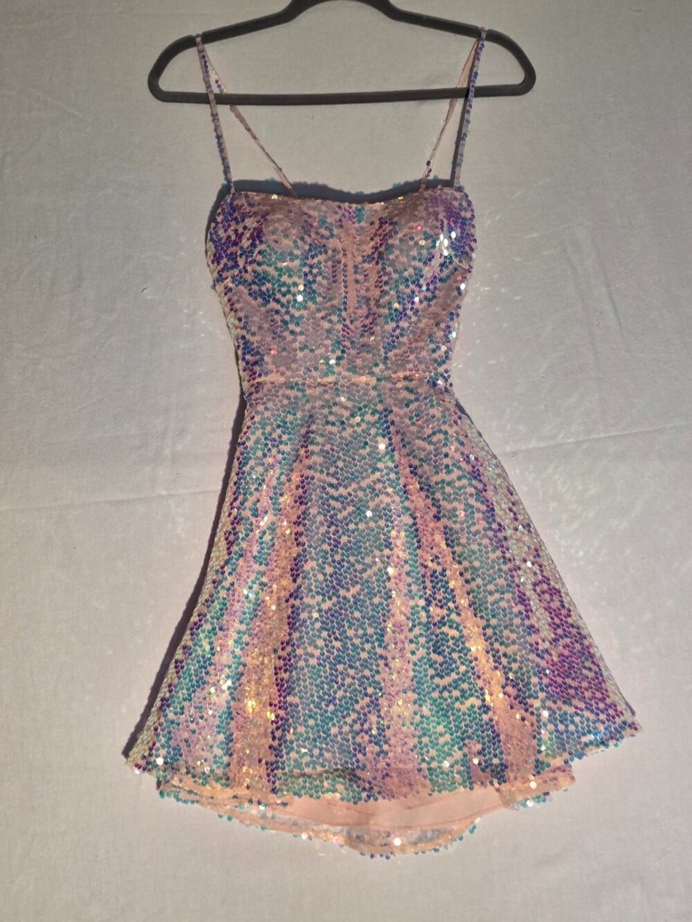 Formal Ellie Wilde sequin dress.